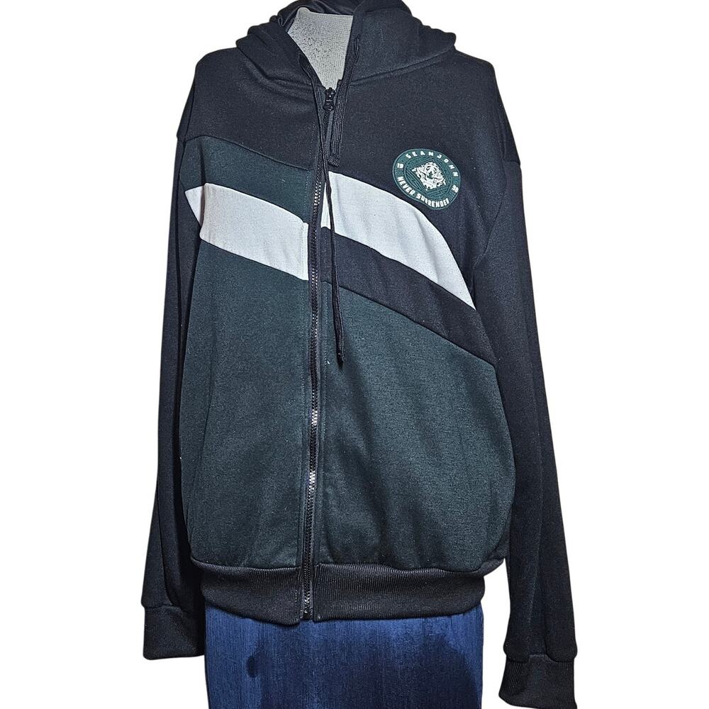 Sean John Full Zip Hooded Jacket Size Medium